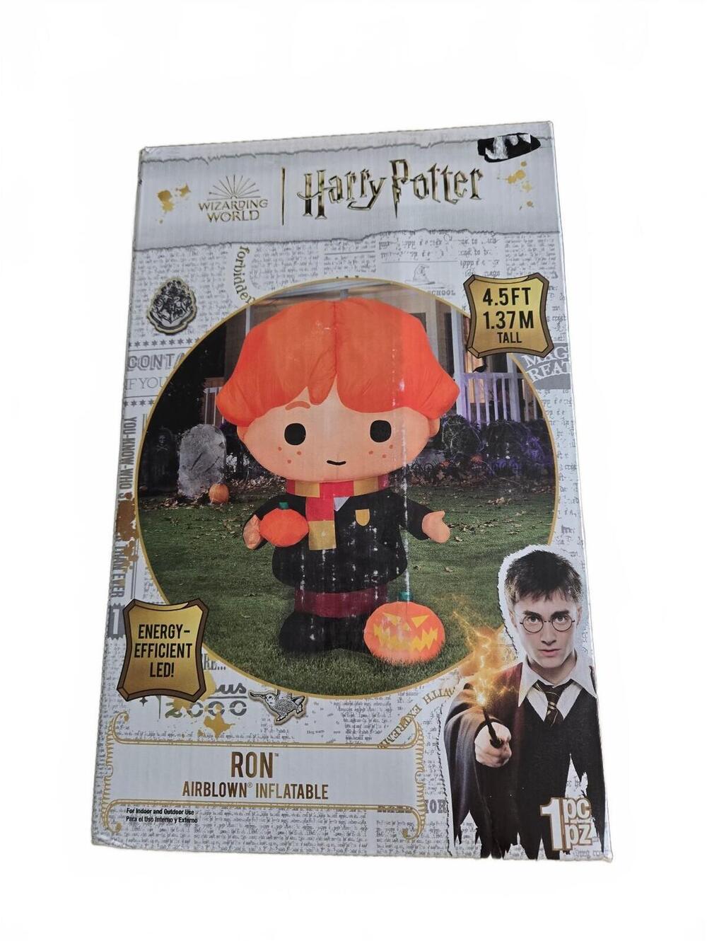 Harry Potter Wizarding World Ron Weasley Halloween 4.5FT Airblown Inflatable NEW
